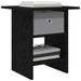 Noptieră 2 pcs Stejar Negru 41 x 40 x 45 cm Lemn compozit - WALTI WALTI