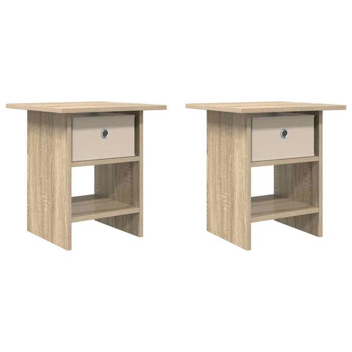 Noptieră 2 pcs Stejar Sonoma 41 x 40 x 45 cm Lemn compozit - WALTI WALTI