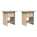 Noptieră 2 pcs Stejar Sonoma 41 x 40 x 45 cm Lemn compozit - WALTI WALTI