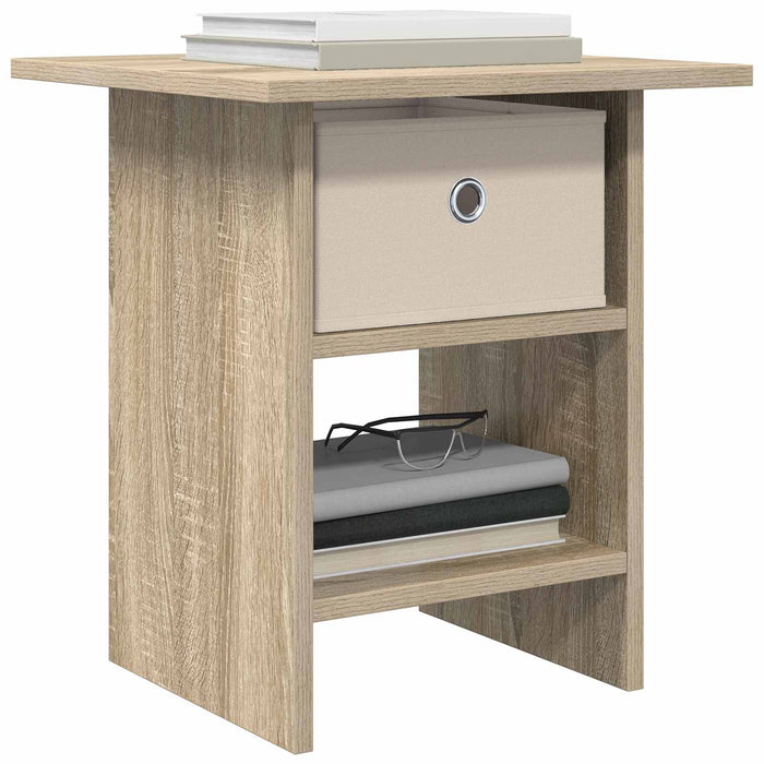Noptieră 2 pcs Stejar Sonoma 41 x 40 x 45 cm Lemn compozit - WALTI WALTI