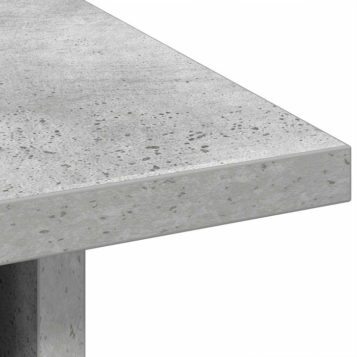 Noptieră 2 pcs Gri din beton 41 x 40 x 45 cm Lemn compozit - WALTI WALTI