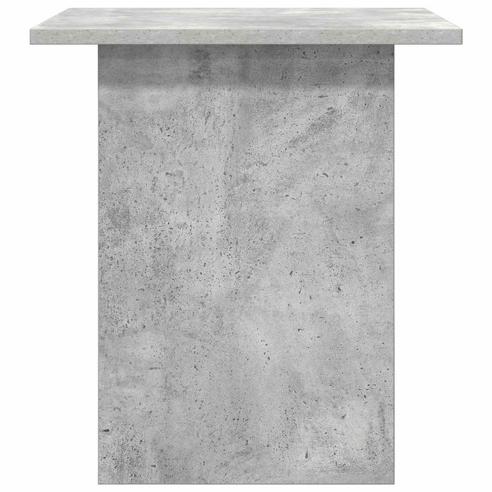 Noptieră 2 pcs Gri din beton 41 x 40 x 45 cm Lemn compozit - WALTI WALTI