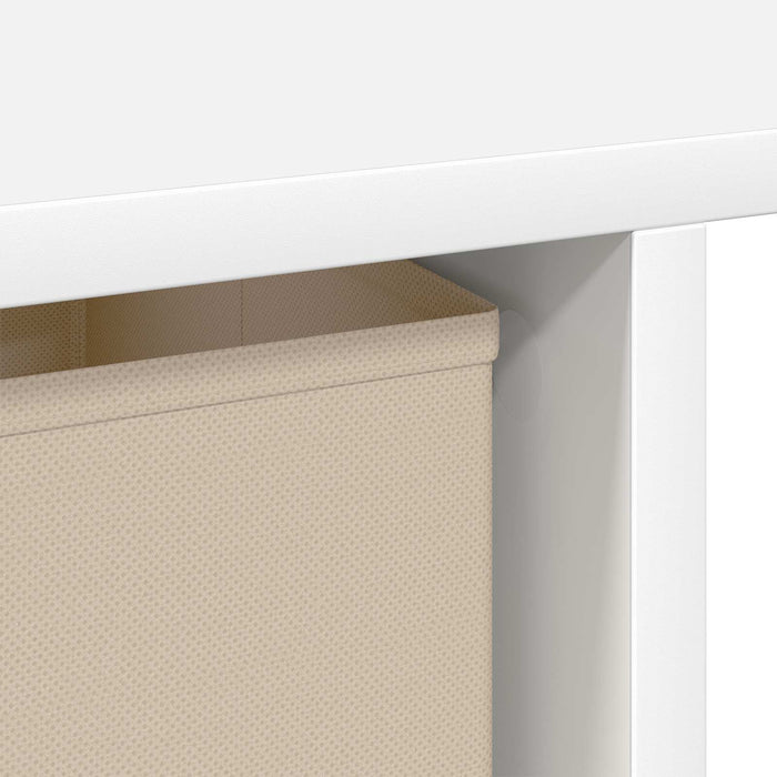 Birou cu sertar cu raft Alb 100 x 40 x 75 cm Lemn compozit - WALTI WALTI