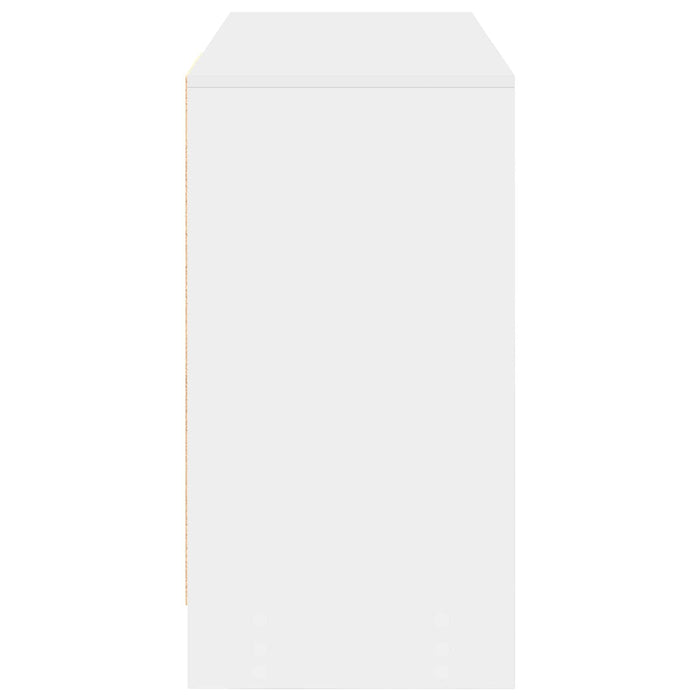 Birou cu sertar cu raft Alb 100 x 40 x 75 cm Lemn compozit - WALTI WALTI