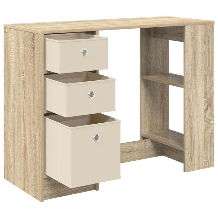 Birou cu sertar Stejar Sonoma 100 x 40 x 75 cm Lemn compozit - WALTI WALTI