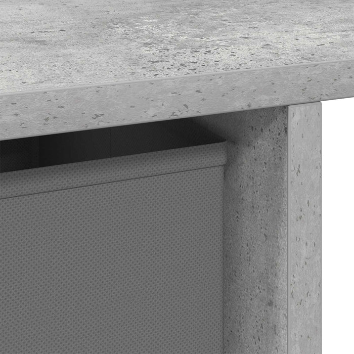 Birou cu sertar Gri din beton 100 x 40 x 75 cm Lemn compozit - WALTI WALTI