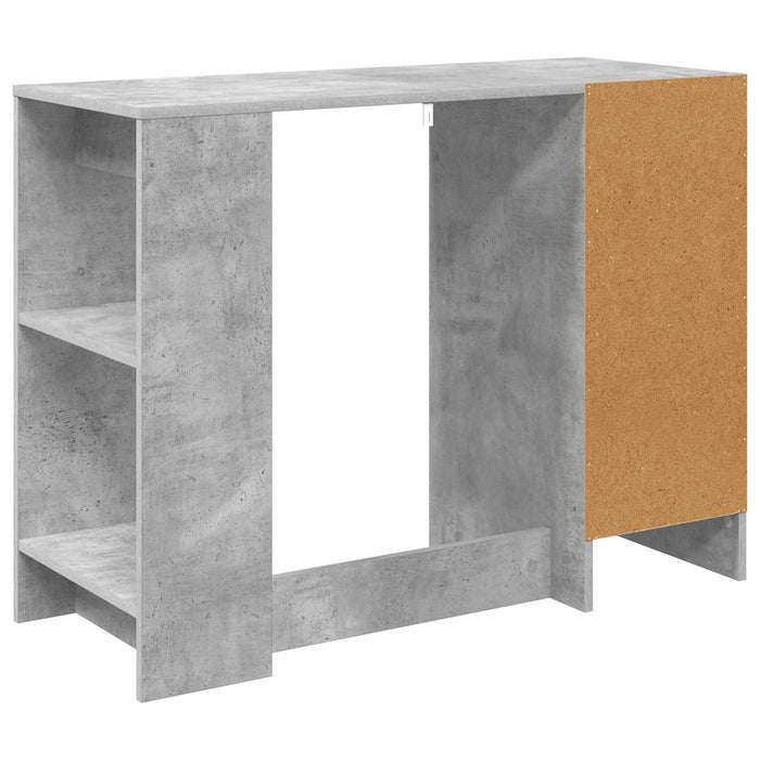 Birou cu sertar Gri din beton 100 x 40 x 75 cm Lemn compozit - WALTI WALTI