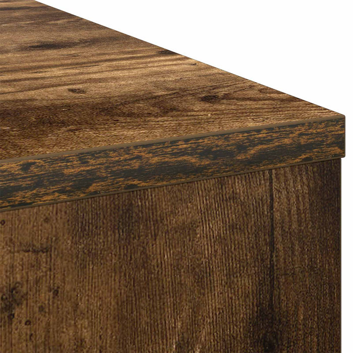 Birou cu sertar Stejar fumuriu 100 x 40 x 75 cm Lemn compozit - WALTI WALTI