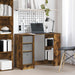 Birou cu sertar Stejar fumuriu 100 x 40 x 75 cm Lemn compozit - WALTI WALTI