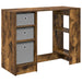 Birou cu sertar Stejar fumuriu 100 x 40 x 75 cm Lemn compozit - WALTI WALTI
