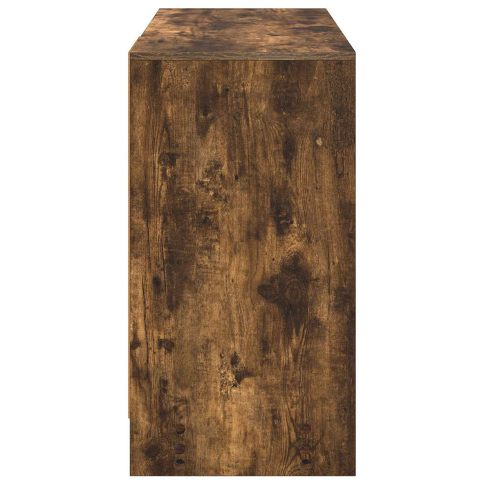 Birou cu sertar Stejar fumuriu 100 x 40 x 75 cm Lemn compozit - WALTI WALTI