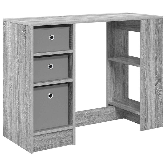 Birou cu sertar Gri Sonoma 100 x 40 x 75 cm Lemn compozit - WALTI WALTI