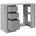 Birou cu sertar Gri Sonoma 100 x 40 x 75 cm Lemn compozit - WALTI WALTI