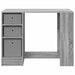 Birou cu sertar Gri Sonoma 100 x 40 x 75 cm Lemn compozit - WALTI WALTI