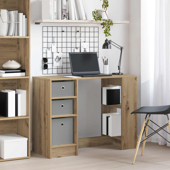 Birou cu sertar Stejar Artizanal 100 x 40 x 75 cm Lemn compozit - WALTI WALTI