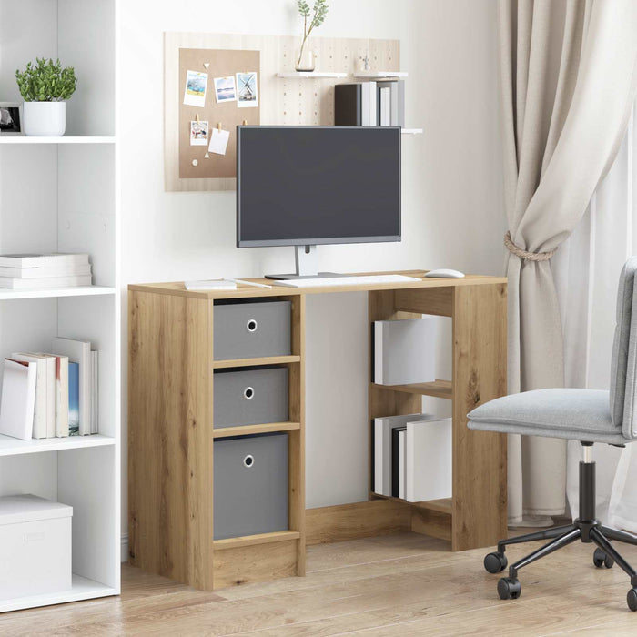 Birou cu sertar Stejar Artizanal 100 x 40 x 75 cm Lemn compozit - WALTI WALTI