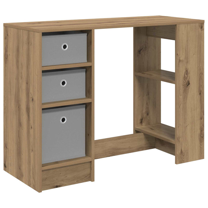 Birou cu sertar Stejar Artizanal 100 x 40 x 75 cm Lemn compozit - WALTI WALTI