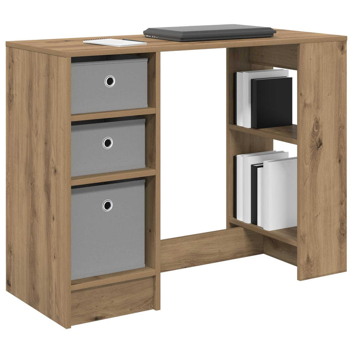 Birou cu sertar Stejar Artizanal 100 x 40 x 75 cm Lemn compozit - WALTI WALTI