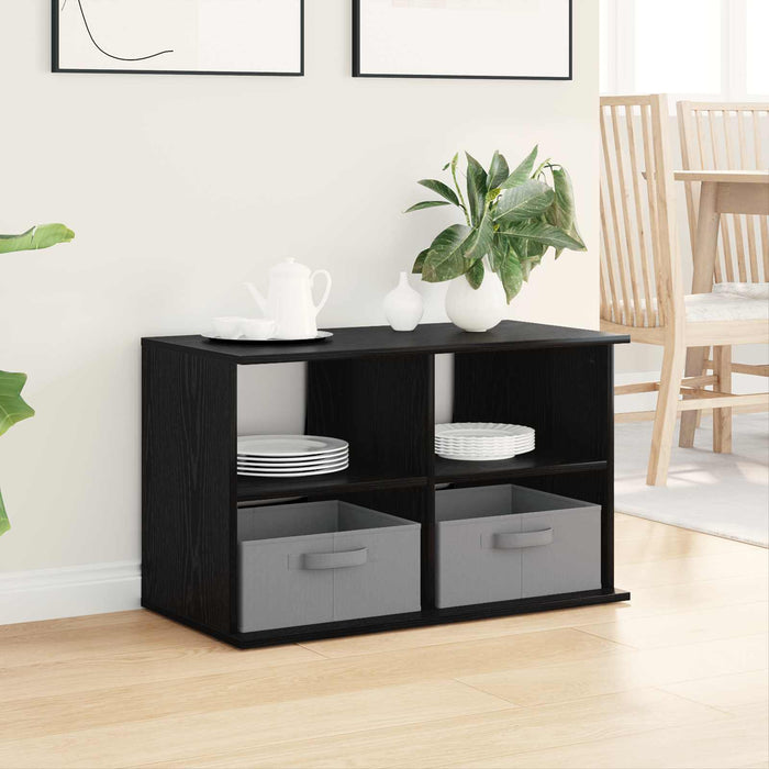 Suport pentru TV cu sertar Stejar Negru 79 x 40 x 48 cm - WALTI WALTI