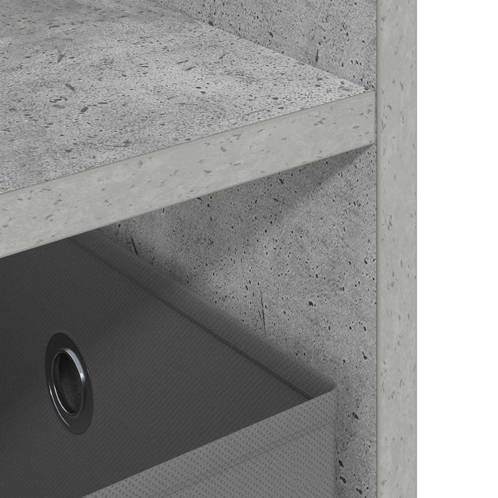 Suport pentru TV cu sertar Gri din beton 79 x 40 x 48 cm - WALTI WALTI