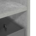 Suport pentru TV cu sertar Gri din beton 79 x 40 x 48 cm - WALTI WALTI