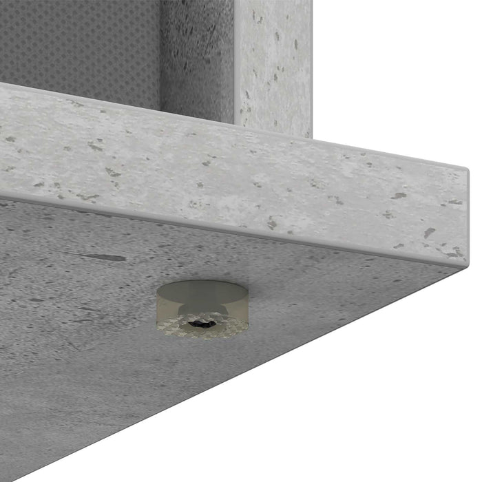 Suport pentru TV cu sertar Gri din beton 79 x 40 x 48 cm - WALTI WALTI