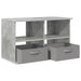 Suport pentru TV cu sertar Gri din beton 79 x 40 x 48 cm - WALTI WALTI