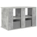 Suport pentru TV cu sertar Gri din beton 79 x 40 x 48 cm - WALTI WALTI