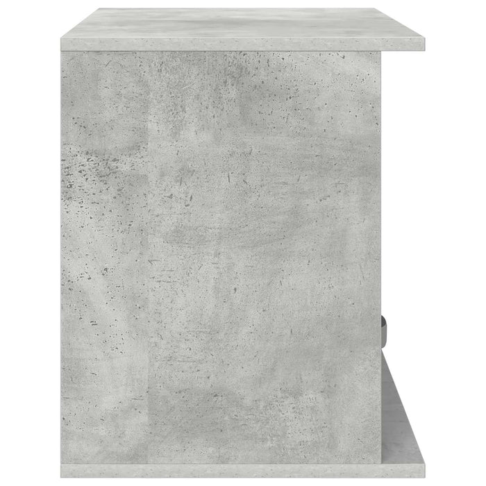 Suport pentru TV cu sertar Gri din beton 79 x 40 x 48 cm - WALTI WALTI