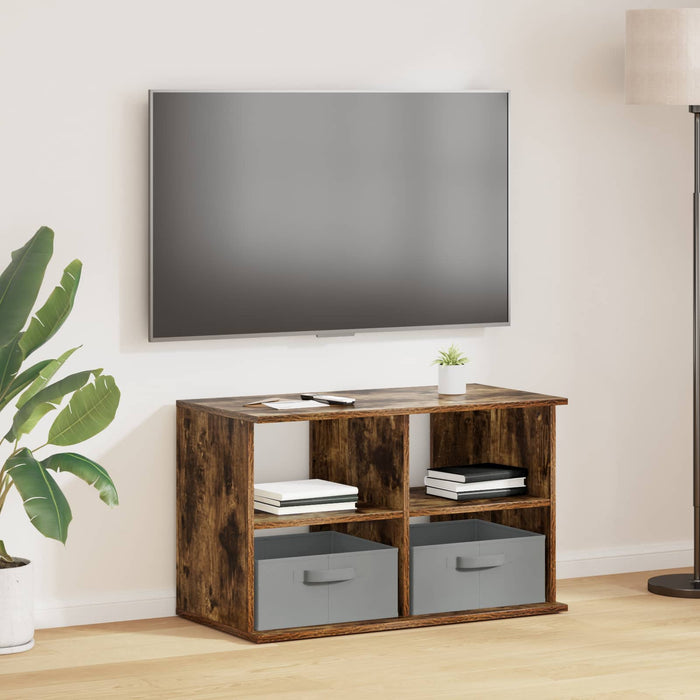 Suport pentru TV cu sertar Stejar fumuriu 79 x 40 x 48 cm - WALTI WALTI