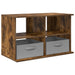 Suport pentru TV cu sertar Stejar fumuriu 79 x 40 x 48 cm - WALTI WALTI