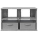 Suport pentru TV cu sertar Gri Sonoma 79 x 40 x 48 cm - WALTI WALTI