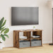 Suport pentru TV cu sertar Lemn vechi 79 x 40 x 48 cm - WALTI WALTI