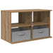 Suport pentru TV cu sertar Stejar Artizanal 79 x 40 x 48 cm - WALTI WALTI