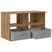 Suport pentru TV cu sertar Stejar Artizanal 79 x 40 x 48 cm - WALTI WALTI