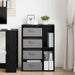 Bufet cu sertar Stejar Negru 60 x 33,5 x 84 cm - WALTI WALTI
