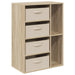 Bufet cu sertar Stejar Sonoma 60 x 33,5 x 84 cm - WALTI WALTI