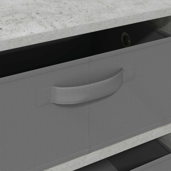 Bufet cu sertar Gri din beton 60 x 33,5 x 84 cm - WALTI WALTI