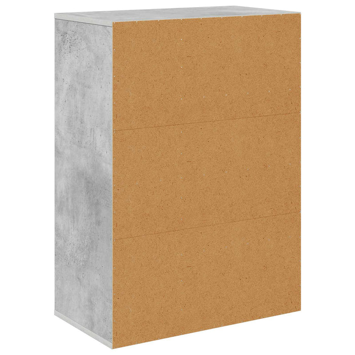 Bufet cu sertar Gri din beton 60 x 33,5 x 84 cm - WALTI WALTI