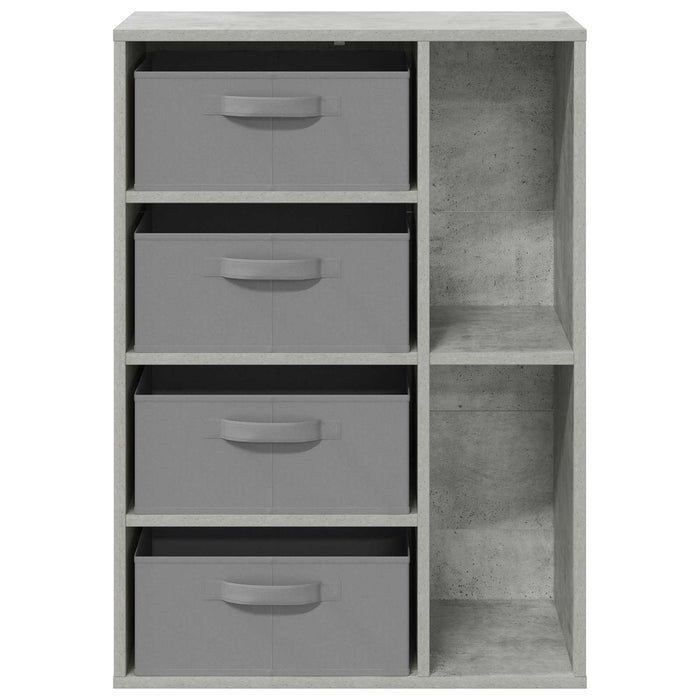 Bufet cu sertar Gri din beton 60 x 33,5 x 84 cm - WALTI WALTI