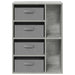Bufet cu sertar Gri din beton 60 x 33,5 x 84 cm - WALTI WALTI