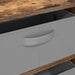 Bufet cu sertar Stejar fumuriu 60 x 33,5 x 84 cm - WALTI WALTI