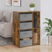 Bufet cu sertar Stejar fumuriu 60 x 33,5 x 84 cm - WALTI WALTI