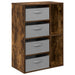 Bufet cu sertar Stejar fumuriu 60 x 33,5 x 84 cm - WALTI WALTI
