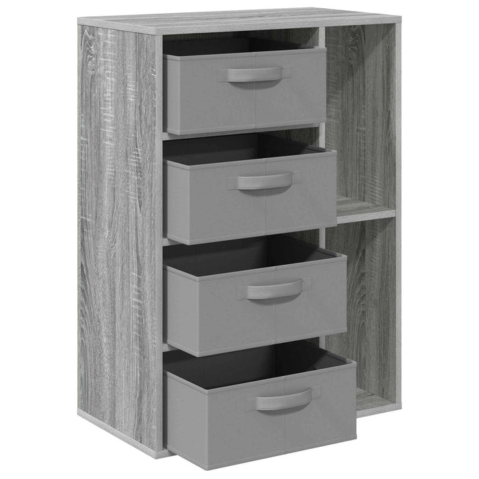 Bufet cu sertar Gri Sonoma 60 x 33,5 x 84 cm - WALTI WALTI