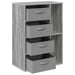 Bufet cu sertar Gri Sonoma 60 x 33,5 x 84 cm - WALTI WALTI