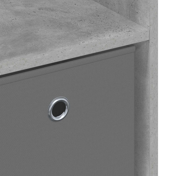 Bufet cu sertar Gri din beton 73,5 x 24 x 69,5 cm - WALTI WALTI
