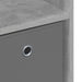 Bufet cu sertar Gri din beton 73,5 x 24 x 69,5 cm - WALTI WALTI
