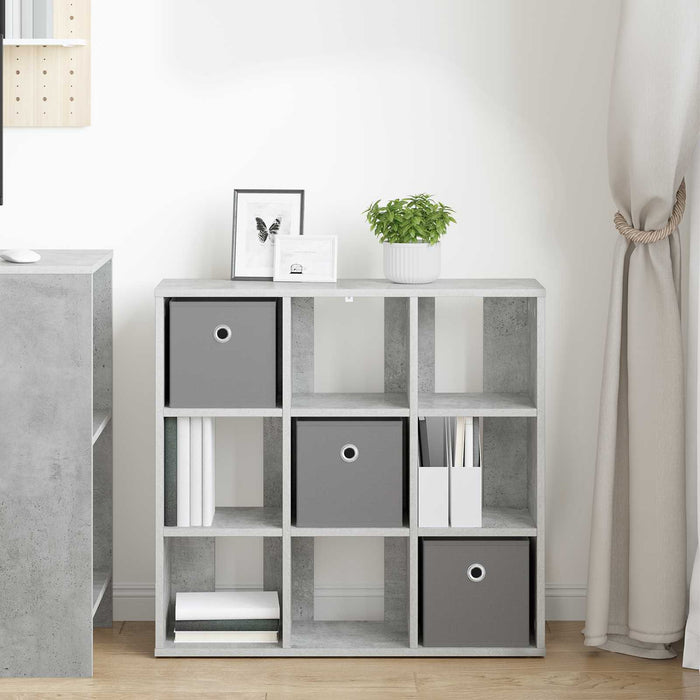 Bufet cu sertar Gri din beton 73,5 x 24 x 69,5 cm - WALTI WALTI