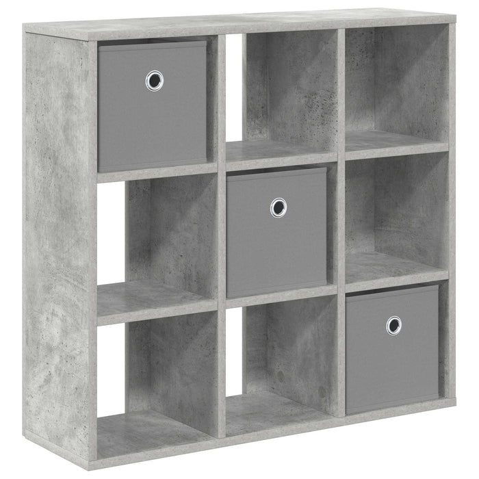Bufet cu sertar Gri din beton 73,5 x 24 x 69,5 cm - WALTI WALTI
